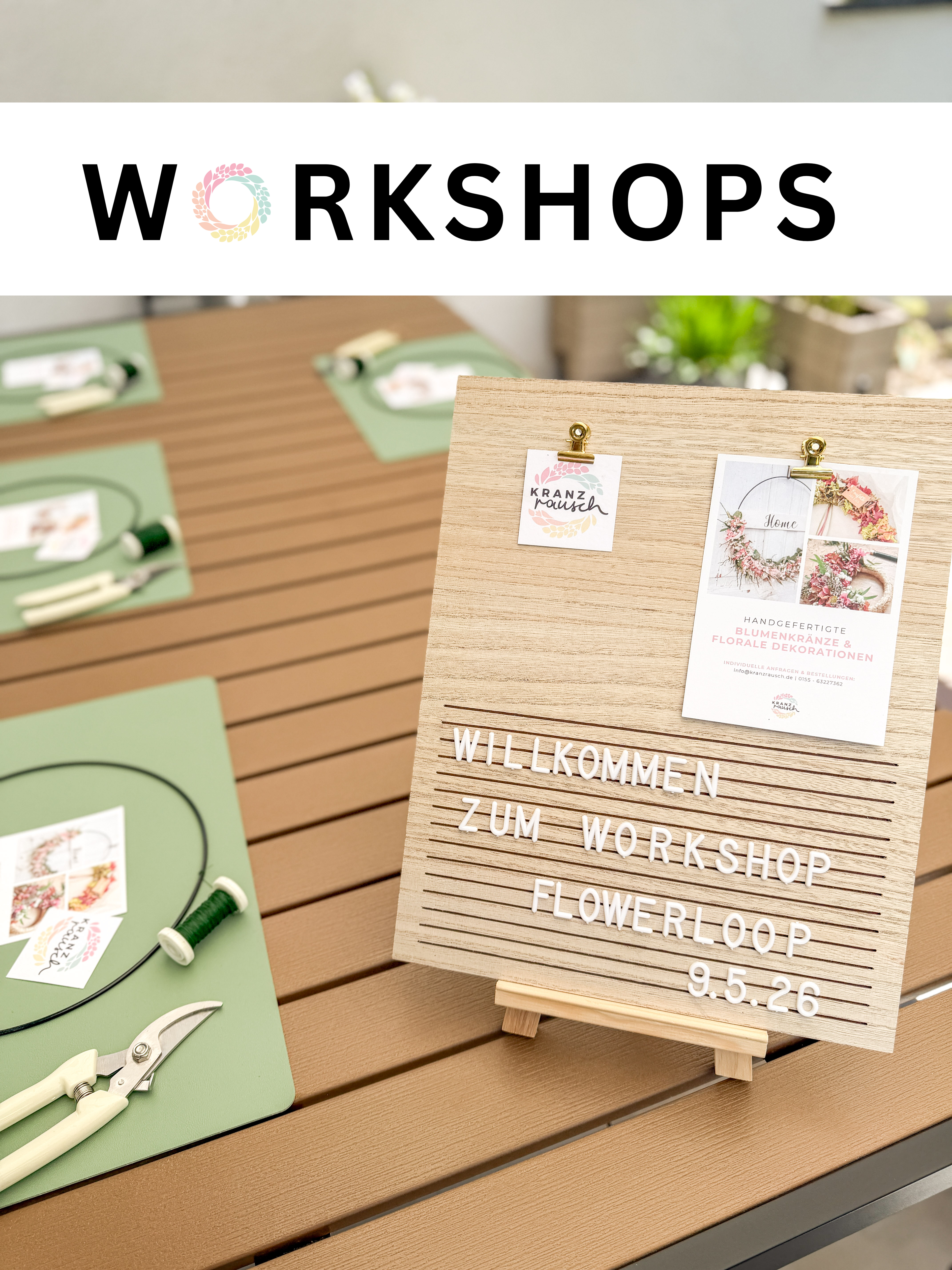 Workshop buchen