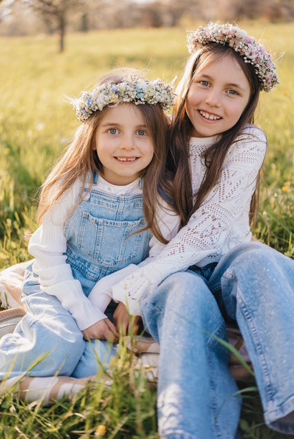 »Haarkränze aus frischen Blumen«  – für Hochzeit, Feste & Alltag