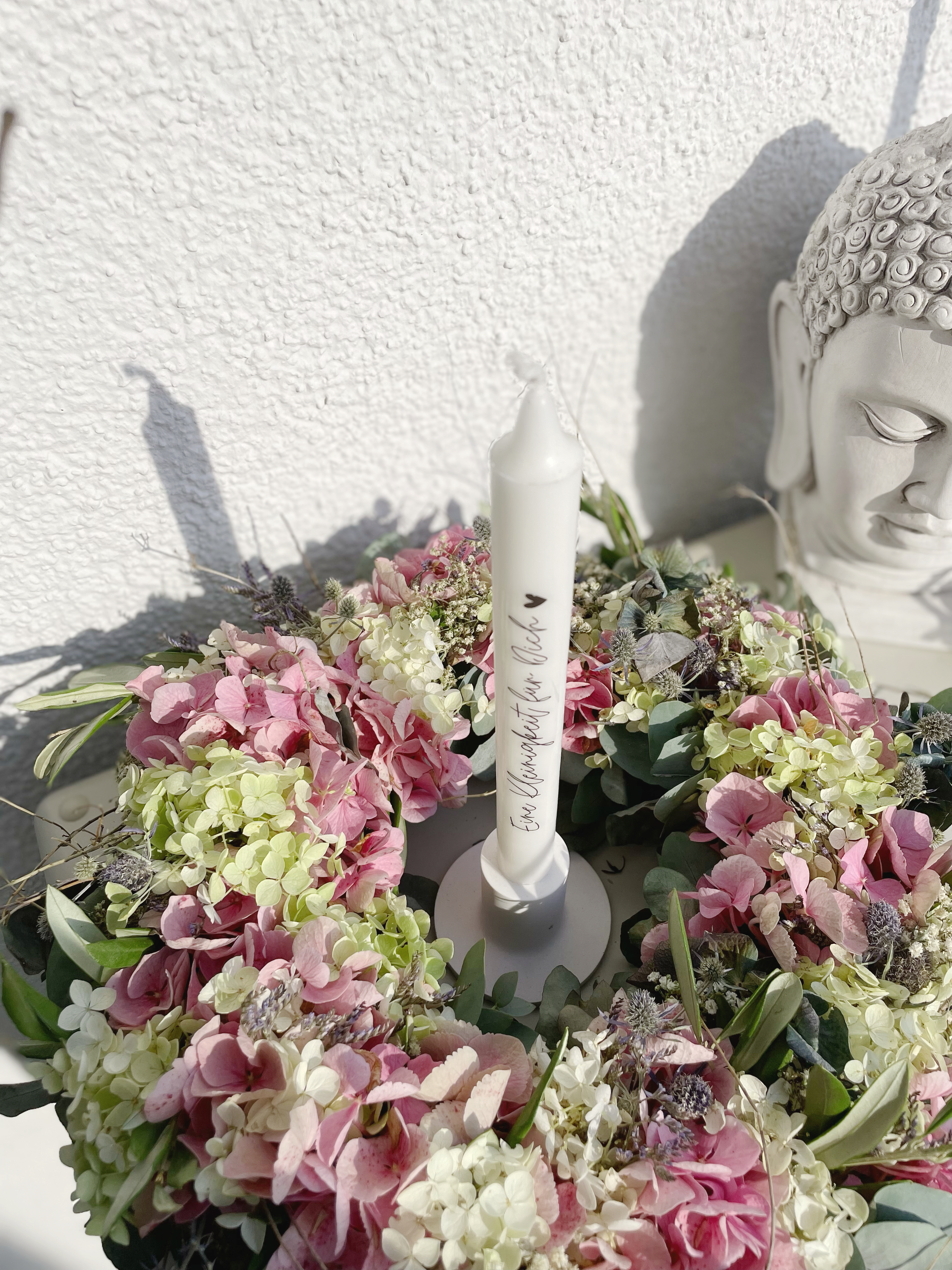 Sommerkranz »Mixed Summer« – Hortensien, Eukalyptus & Schleierkraut