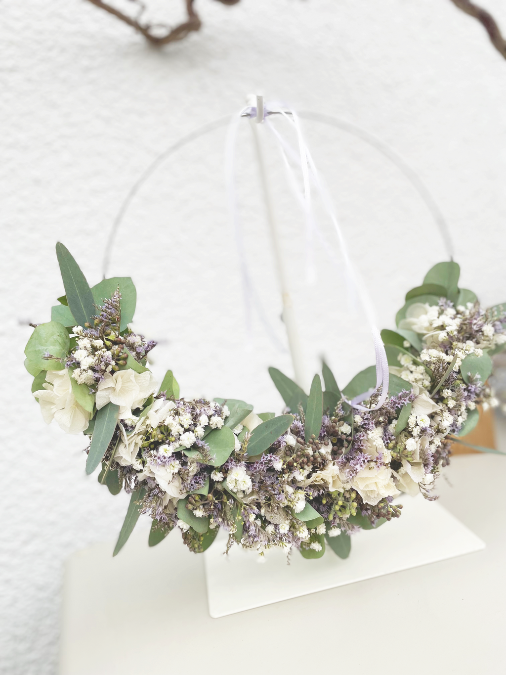 »1/2 Loop Lila« – FlowerLoop mit zarten Lilatönen