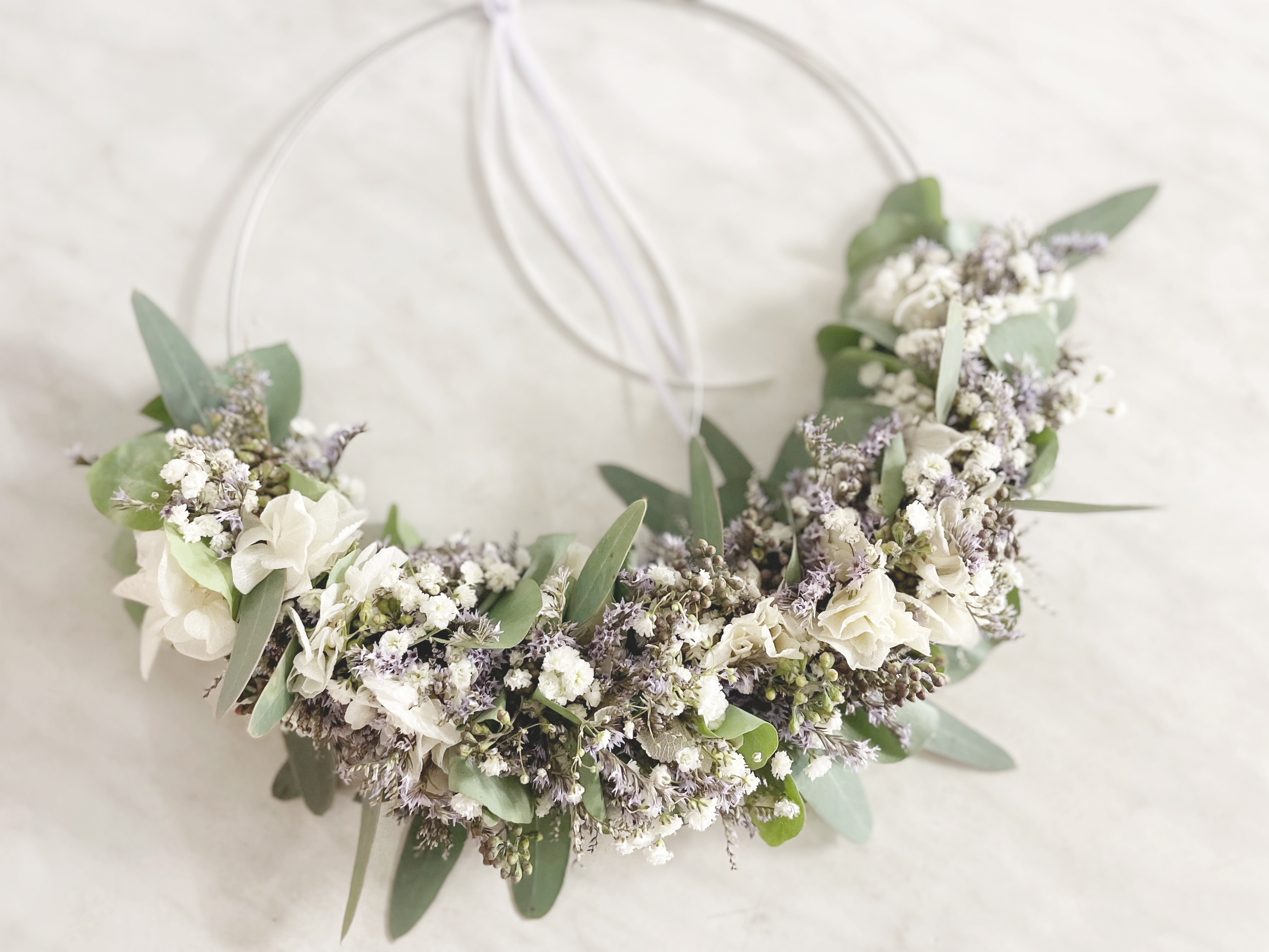 »1/2 Loop Lila« – FlowerLoop mit zarten Lilatönen