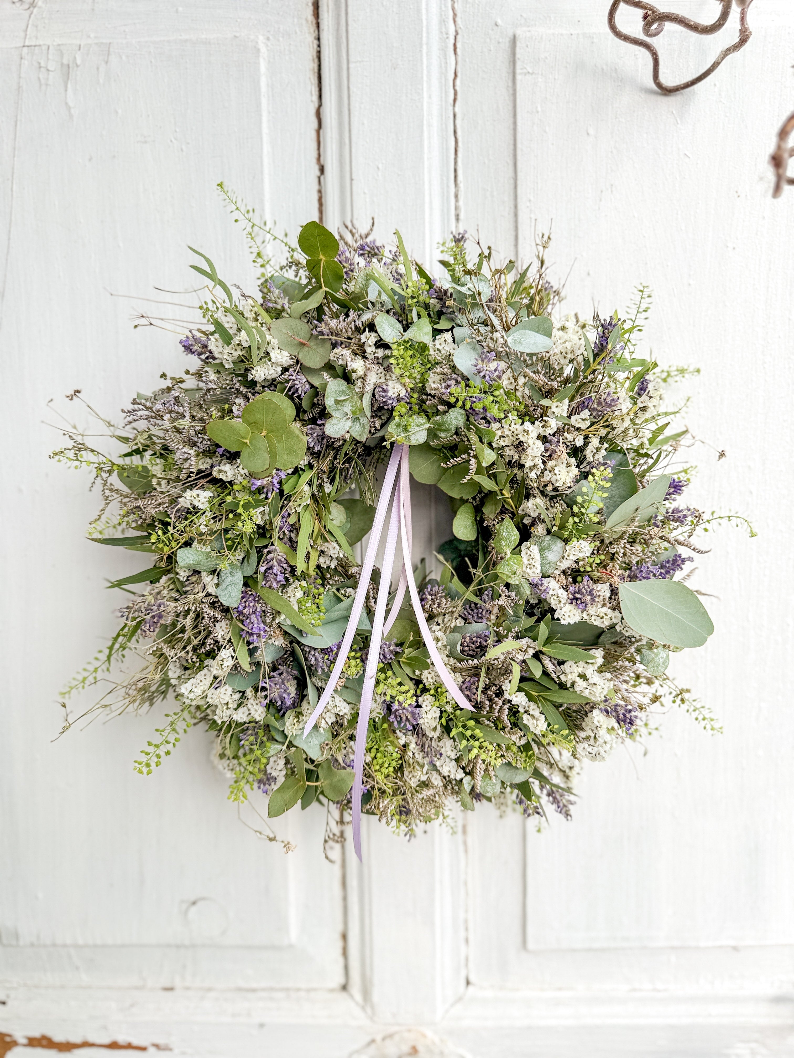 Sommerkranz Lavender Breeze mit Lavendel und Eukalyptus
